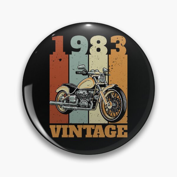 Item preview, 1983 Born Vintage Motorcycle Gift Biker Motorcyclist designed and sold by Lenny Stahl.