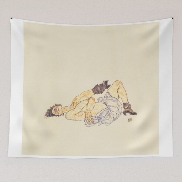 Item preview, Liegender weiblicher Akt-Lying female act - Egon Schiele designed and sold by TeeARTHY.