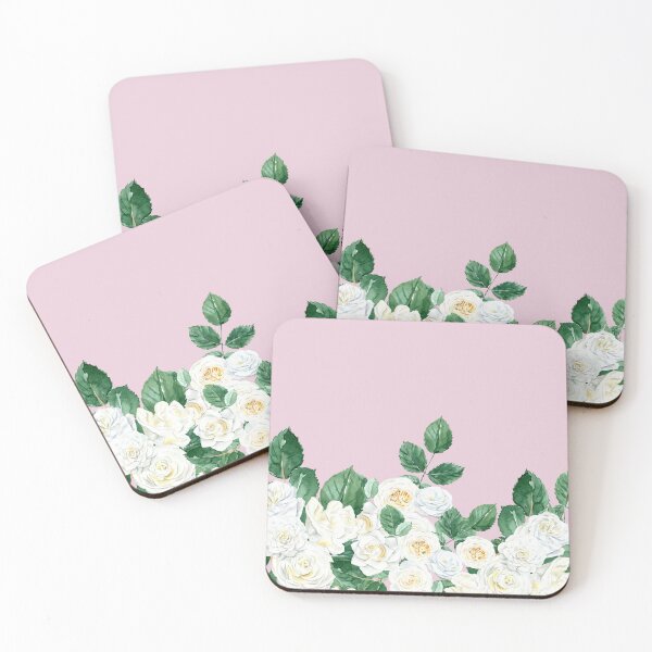 Item preview, White Rose Bush Greenery  Watercolor Illustration Art designed and sold by adriana-holmes.