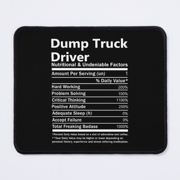 Item preview, Dump Truck Driver T Shirt - Nutritional And Undeniable Factors Gift Item Tee designed and sold by watkinsmat.