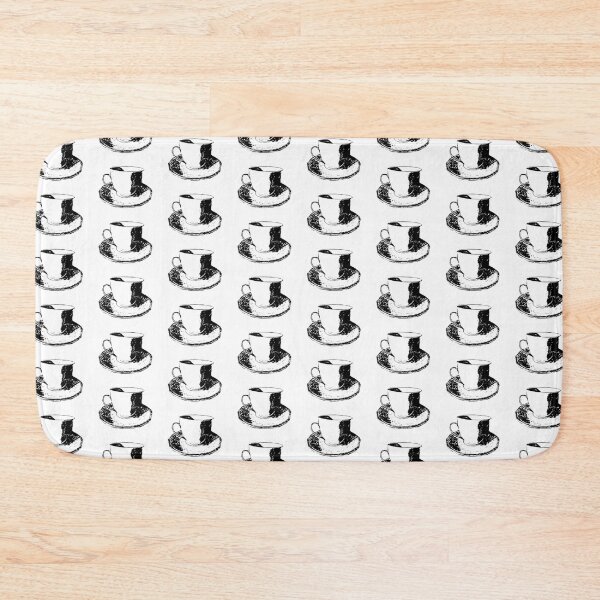 Item preview, Monochrome vintage teacup print  designed and sold by LittleBettyMakes.