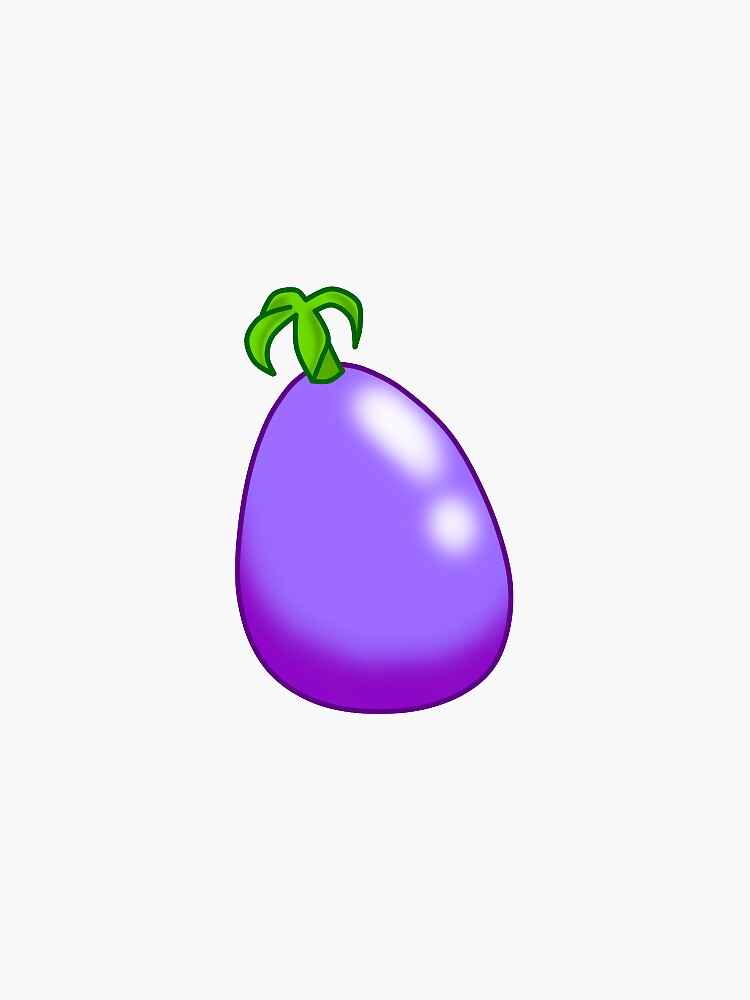 "Purple Negg" Sticker for Sale by peachyfren Redbubble