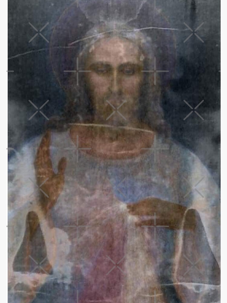 Shroud Of Turin Jesus Christ Divine Mercy Spiral Notebook By Admg Redbubble