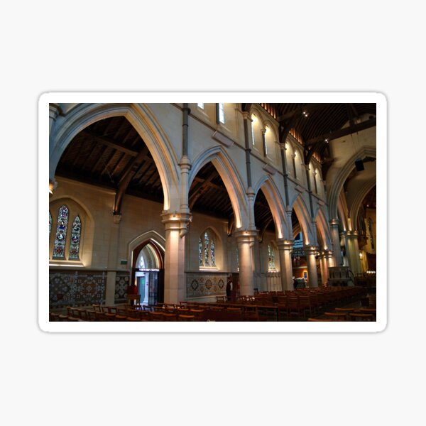 Christchurch Cathedral interior Sticker