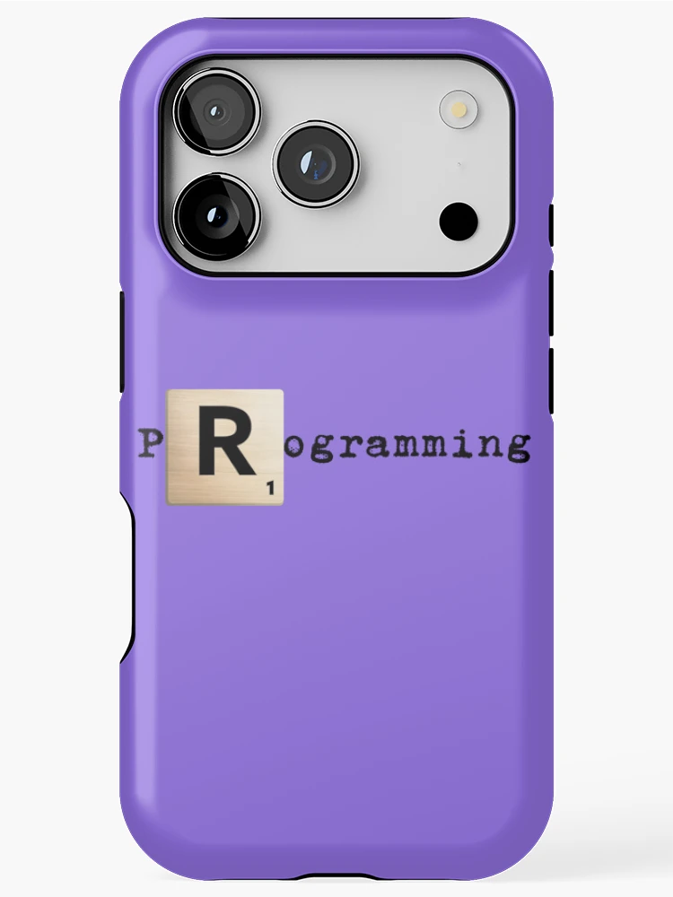 Thumbnail 1 of 4, iPhone Case, Scrabble R R programming designed and sold by KoopTroop ⭐⭐⭐⭐⭐.