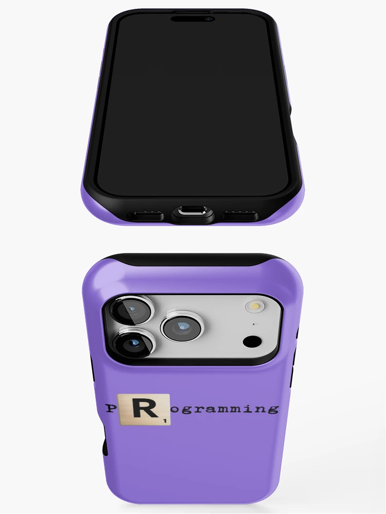 Thumbnail 3 of 4, iPhone Case, Scrabble R R programming designed and sold by KoopTroop ⭐⭐⭐⭐⭐.
