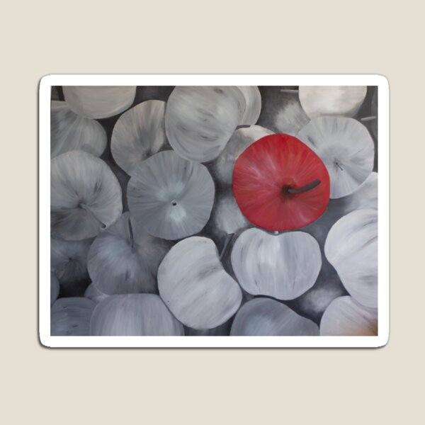 One Red Apple Magnet