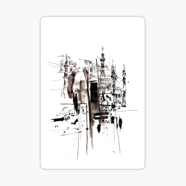 Item preview, Architecture Sketchbook_13_ DK_B_W (1) designed and sold by dana-krystle.