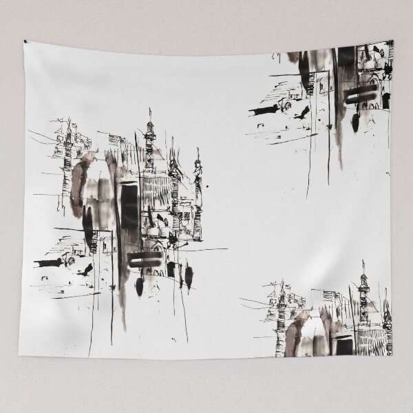 Item preview, Architecture Sketchbook_13_ DK_B_W (1) designed and sold by dana-krystle.