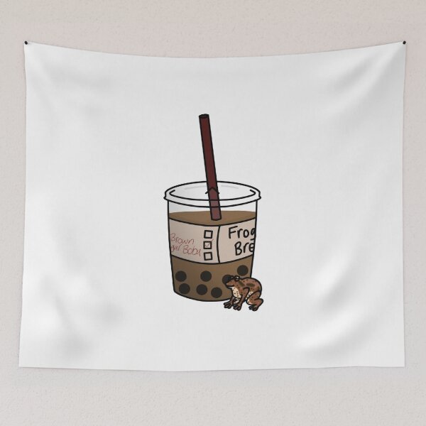 Item preview, American Toad Brown Sugar Boba designed and sold by ceolsonart.