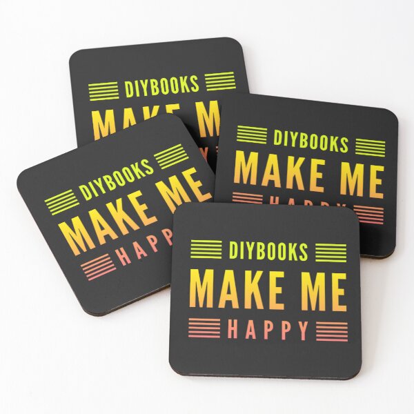 Item preview, DIY books make me happy designed and sold by TheRightHonMP.