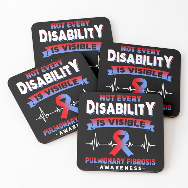 Item preview, Pulmonary Fibrosis Awareness - Not Every Disability Is Visible designed and sold by RidnerStore.