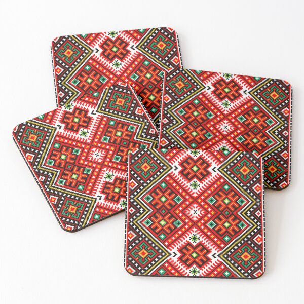 Item preview, European Ukrainian Ladies Embroidery Floral Design Red Black Flowers Ukrainian Souvenir For Her designed and sold by GaliaTati.