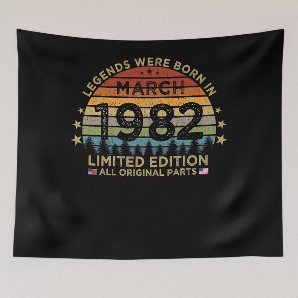 Item preview, Legends Were Born In March 1982 Limited Edition Patriotic designed and sold by cssdru.