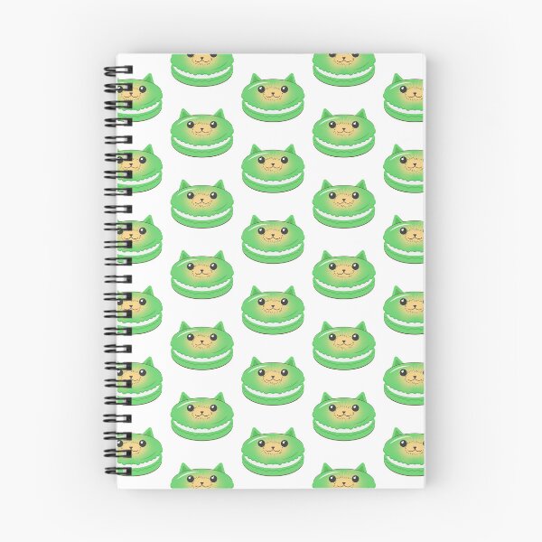 Item preview, Sweet Cute Kawaii Catarons Kiwi Cat French Macarons Pastry Clipart designed and sold by sehana.