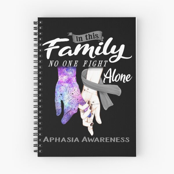 Item preview, In This Family No One Fights Alone APHASIA Awareness designed and sold by Mnrshirley.