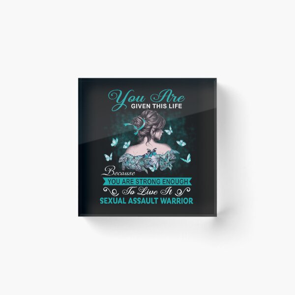 Item preview, You Are Strong Enough To Live It Sexual Assault Warrior designed and sold by Kohend.