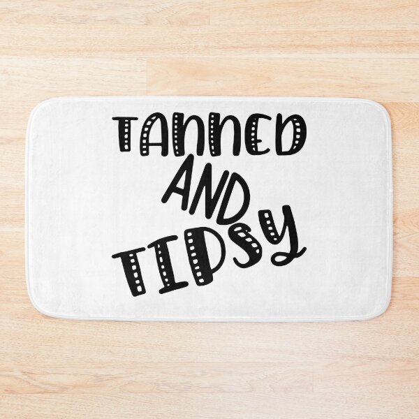 Item preview, Tanned and Tipsy. Fun Summer, Beach, Sand, Surf Design. designed and sold by That Cheeky Tee.