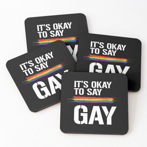 Item preview, IT'S OKAY TO SAY GAY designed and sold by Gayesthetic.