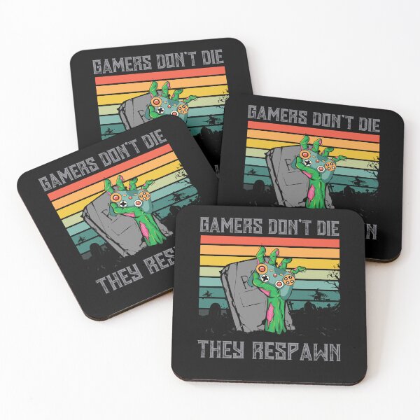 Item preview, Gamers Don't Die They Respawn Zocker Video Game Gaming designed and sold by Lenny Stahl.