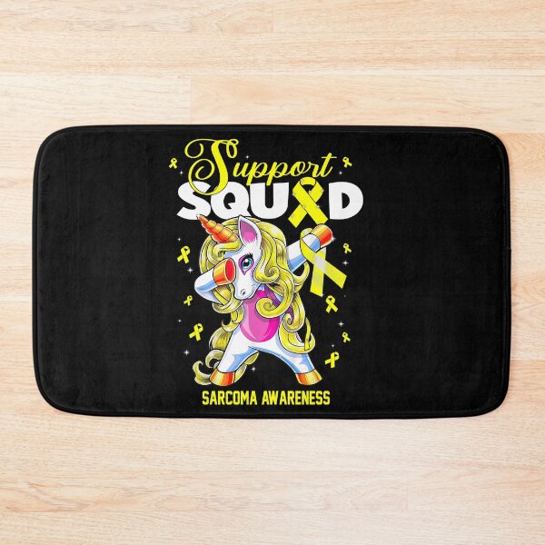 Item preview, Cute Unicorn Support Squad Sarcoma Awareness Men Women Kid designed and sold by tenjun16.