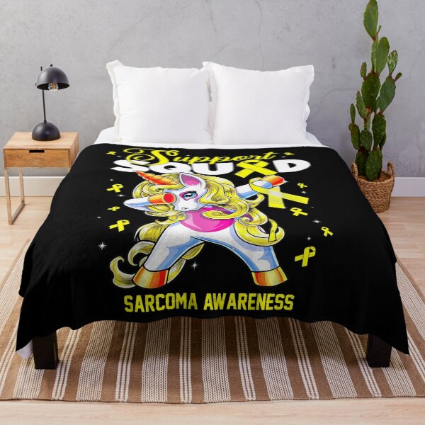 Item preview, Cute Unicorn Support Squad Sarcoma Awareness Men Women Kid designed and sold by tenjun16.