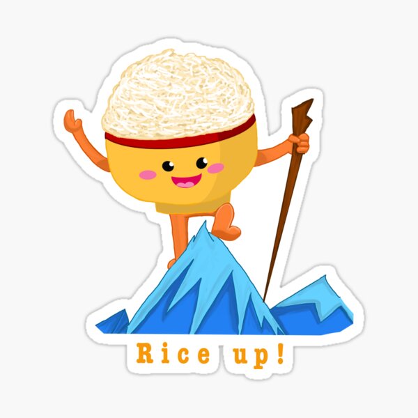 Rice Up Sticker