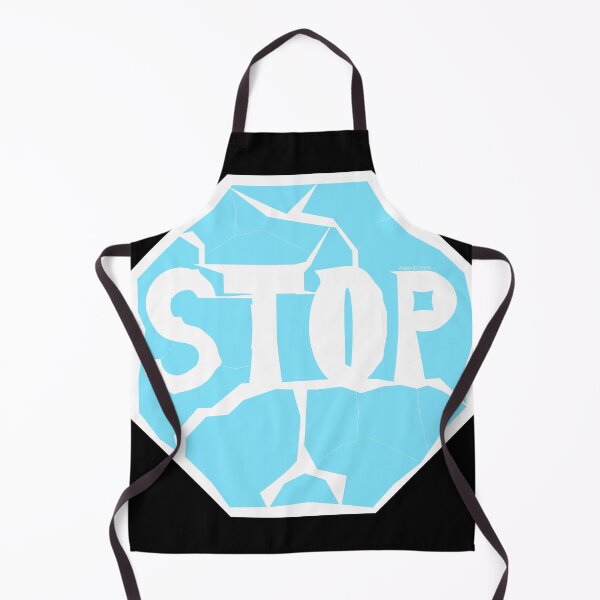Item preview, Worn Stop Sign Light Blue designed and sold by ArashiiGames.