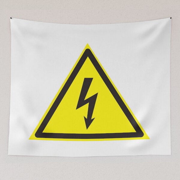 Item preview, Warning label. Voltage. designed and sold by ricemann.