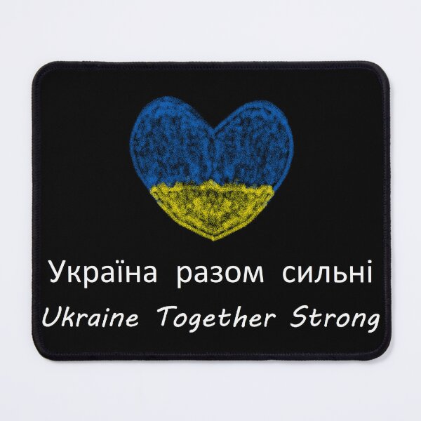 Item preview, crayon drawing of ukraine heart designed and sold by Soulfate.