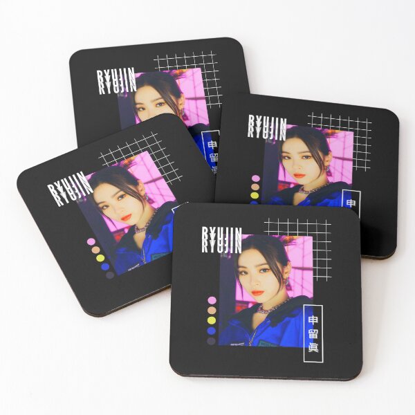 Item preview, ITZY Ryujin Voltage Vaporwave Collage designed and sold by sakurapalette.