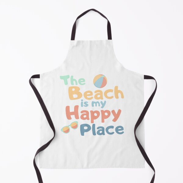 Item preview, The Beach Is My Happy Place. Fun Summer, Beach, Sand, Surf Design. designed and sold by That Cheeky Tee.