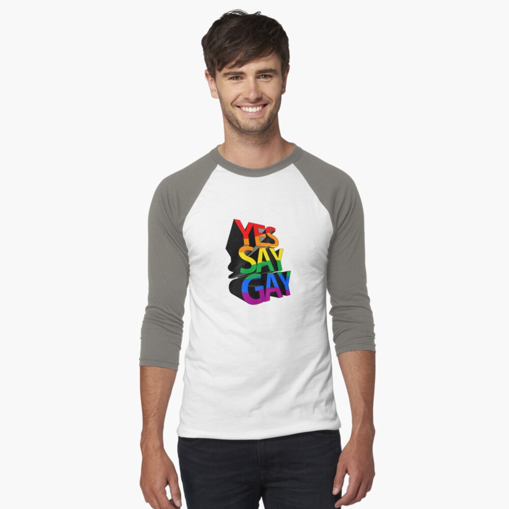 Item preview, Baseball ¾ Sleeve T-Shirt designed and sold by Gayesthetic.