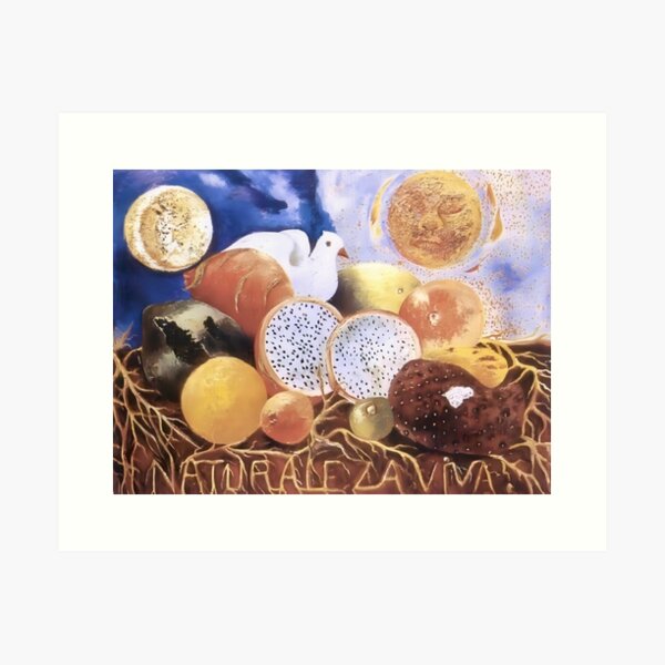 Aperçu de l'œuvre Nature vivante par Frida Kahlo créée et vendue par FridaBubble.