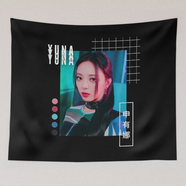 Item preview, ITZY Yuna Voltage Vaporwave Collage designed and sold by sakurapalette.