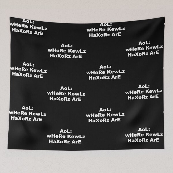 Item preview, Aol Where Kewlz Haxorz Are designed and sold by AidaKreps.