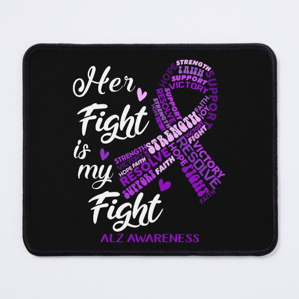 Item preview, ALZ Warrior, Her Fight is my Fight ALZ Awareness designed and sold by Greggwillard.