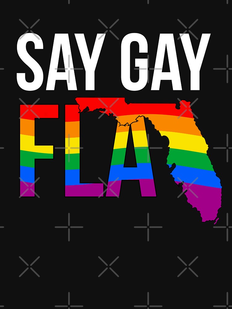 Thumbnail 7 of 7, Essential T-Shirt, Say Gay Florida designed and sold by Gayesthetic.