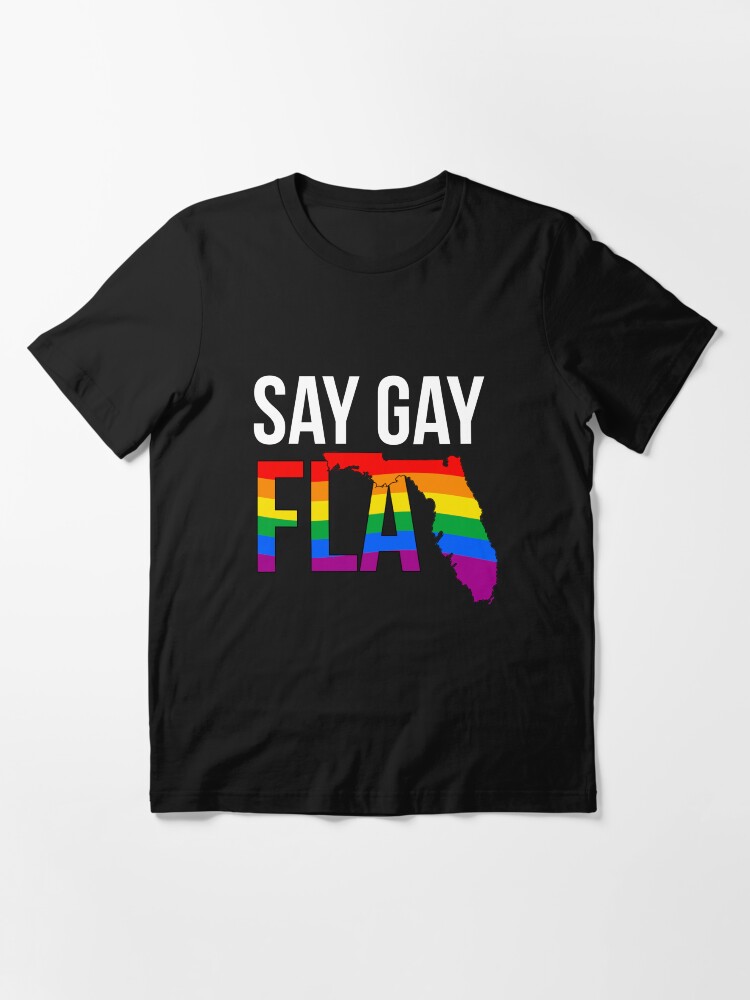Thumbnail 3 of 7, Essential T-Shirt, Say Gay Florida designed and sold by Gayesthetic.