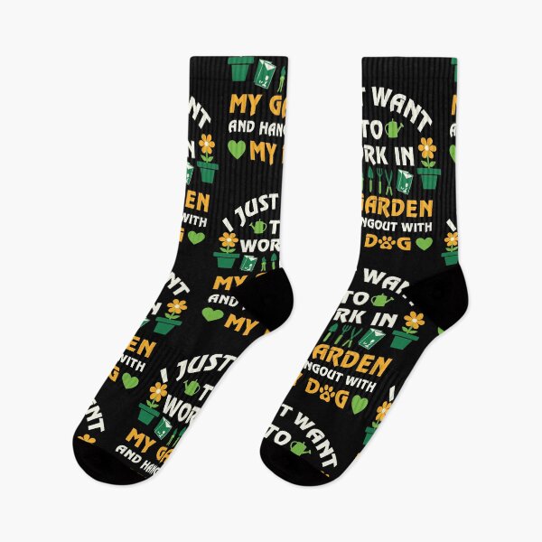 Item preview, I Just Want To Work In My Garden And Hang With My Dog designed and sold by Richard529.