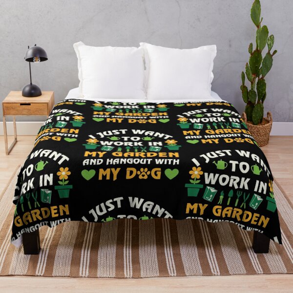 Item preview, I Just Want To Work In My Garden And Hang With My Dog designed and sold by Richard529.