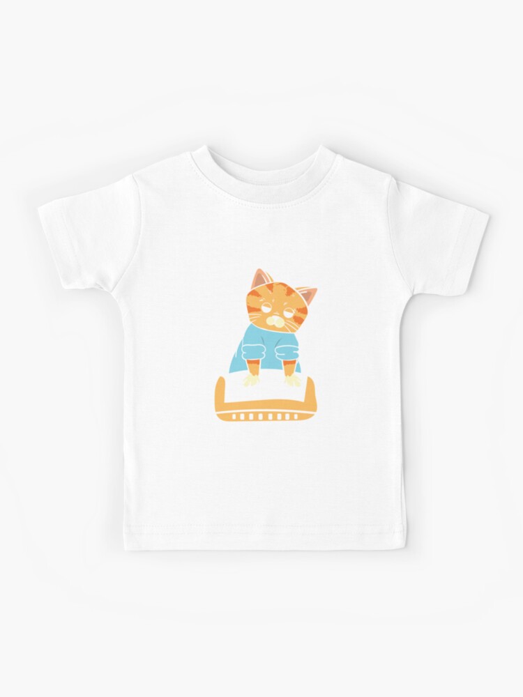 T-shirt enfant for Sale avec l'œuvre « Robot chat » de l'artiste