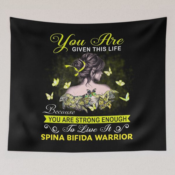 Item preview, Eres lo suficientemente fuerte para vivirlo Spina Bifida Warrior designed and sold by Kohend.
