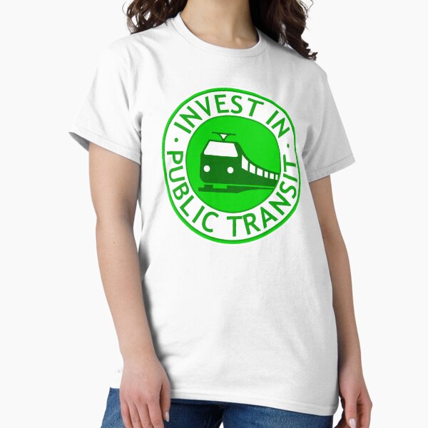 Vista previa del artículo con la obra «Invertir en el transporte público», diseñado y vendido por voltzandvoices.