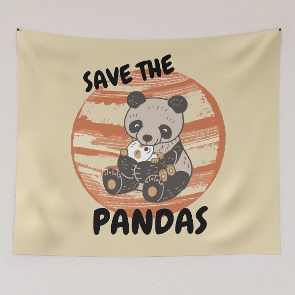 Item preview, Save the Pandas designed and sold by MugsAndDuds.