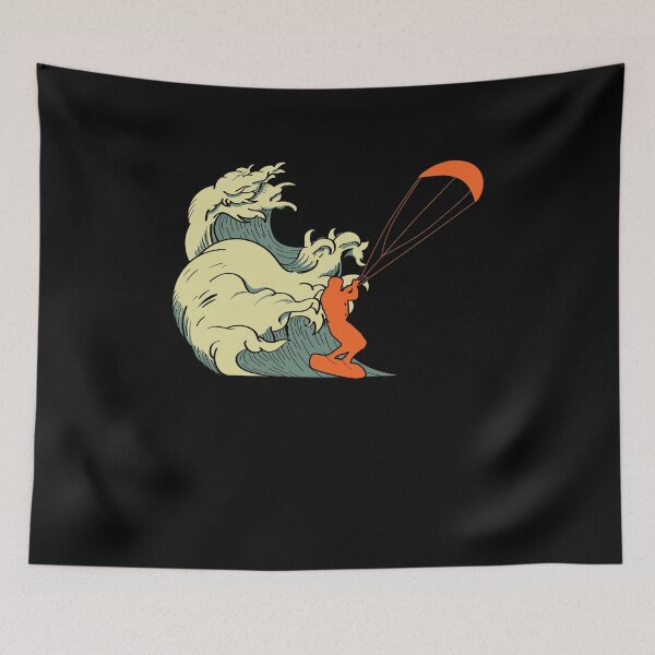Item preview, Kite surfer kitsurfing kiteboard wave kitesurfer kiter designed and sold by Lenny Stahl.