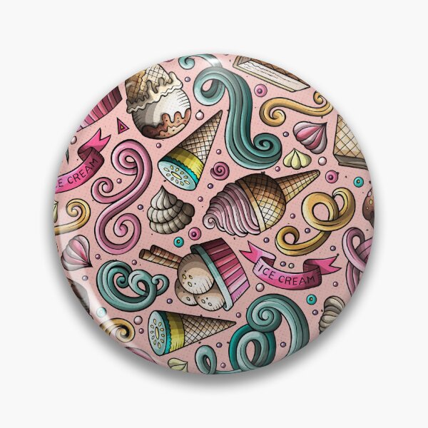 Item preview, Cute Ice Cream Seamless Pattern designed and sold by PatternTale.