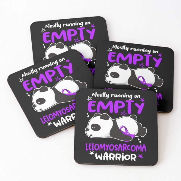 Item preview, Leiomyosarcoma Awareness - Mostly Running On Empty Leiomyosarcoma Warrior designed and sold by Hilten.