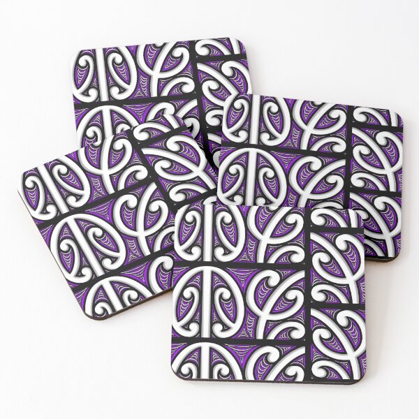 Item preview, TNT - kowhaiwhai purple designed and sold by TNT-STYLEZ.