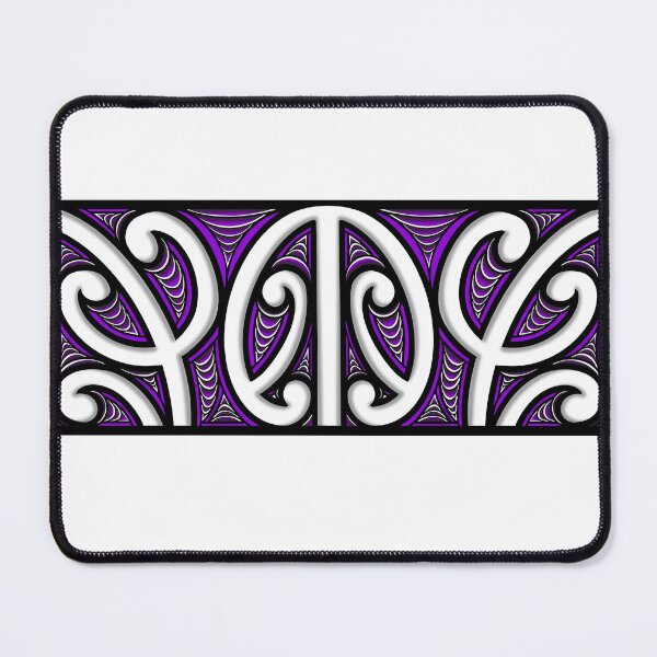 Item preview, TNT - kowhaiwhai purple designed and sold by TNT-STYLEZ.
